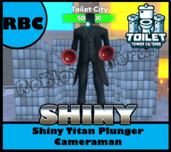 SHINY TITAN PLUNGER CAMERAMAN – CHEAP TOILET TOWER DEFENSE – TTD UNIT