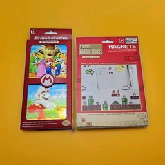 Super Mario Collectors Magnets + 8 3D Lenticular Coasters NEW In Box