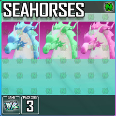 Roblox World Zero WZ – 3 PACK – MOUNTS – SEAHORSES
