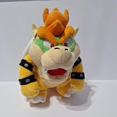 BOWSER Super Mario Bros 10″ plush Nintendo Used 2017