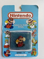 Nintendo Collectors Enamel Pin 1989 Super Mario Series “A” Running Mario #3 New