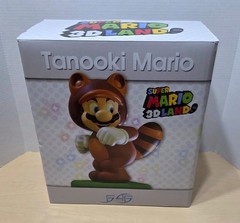 Brand New Rare Super Mario 3D Land Tanooki Suit Mario Statue First 4 Figures