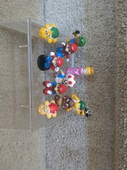 1985 Super Mario Bros 1 Painted Keshi Figures Peach Goomba Toad Koopa Rare