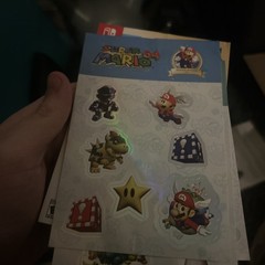 super mario 3d all stars Rare Unopened Sticker Set Preorder