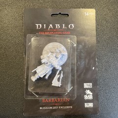 Diablo The Roleplaying Game Barbarian Axe Mini Figure – Blizzcon 2023 – Damaged