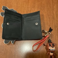 Five Nights at Freddy’s Faux Leather Snap Coin Purse And Key Chain