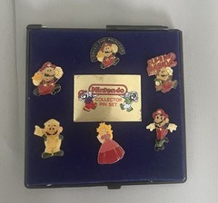 Nintendo Collector Pin Set Vintage 1989 Super Mario Brothers