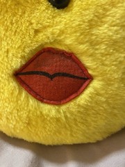 Vintage 1980s Ms. Pac-Man Plush Toy 8.5” x 10” – Rare. Game Room Decor