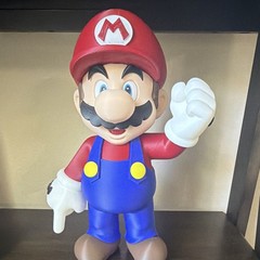 3D Printed Mario Figure – Super Mario Bros. Video Game Series Character. 12in