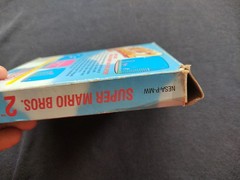 Vintage Nintendo NES Asian cart Super Mario Bros 2 video game with box