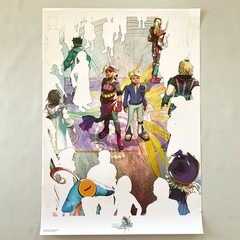 Unlimited SaGa PlayStation 2 Game Poster Rare Japan Yusuke Naora Square