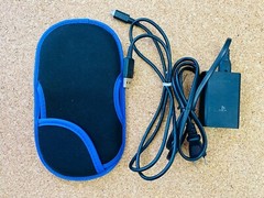 Pouch & Battery Charger / SONY Playstation PS Vita Game Japan goods case Japan