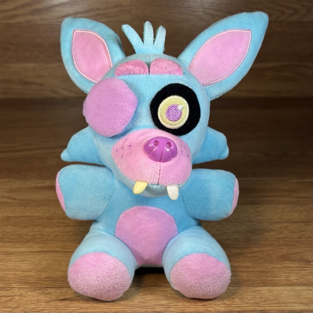 FNAF Funko Plush Spring Colorway Foxy Blue Pink 8″ Plush Doll Stuffed Fox Animal