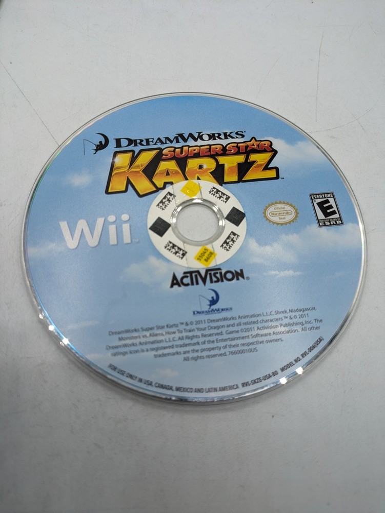 DreamWorks Super Star Kartz Wii Game Only