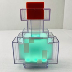 Lot Of 8 Minecraft Warden Torch Light-Up Diamond Ore Potion Bottle WORKS