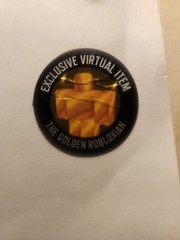 Roblox Exclusive Virtual Item Code. Ultra Rare. The Golden Robloxian