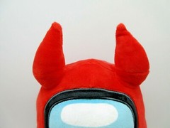 Among Us 12″ Red W/ Horns Plush Toikido NWT In Hand