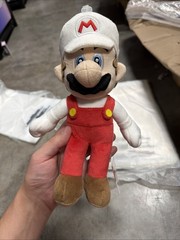 NWT, Super Mario Bros Fire Mario Plush All Star 9.5″ Little Buddy 1420
