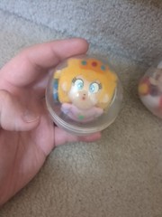 RARE 1993 Bandai Super Mario World Plush Strap Nintendo Japan Yoshi Peach Fire