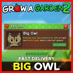 🪴Grow a Garden 2 | Big Owl | GAG2 Fast & Easy