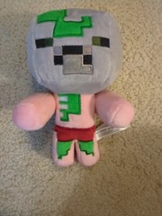 Jinx Mojang Minecraft Happy Explorer Zombie Pigman Plush Stuffed Toy 2017