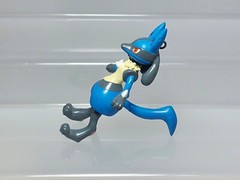 Pokemon the Movie Lucario (Poseable) Figure Movic 2005 Japan J07 3in
