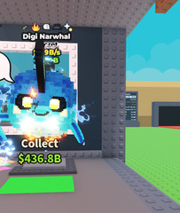 Digi Narwhal 5 TRAITS 3.9B/S Steal A Brainrot