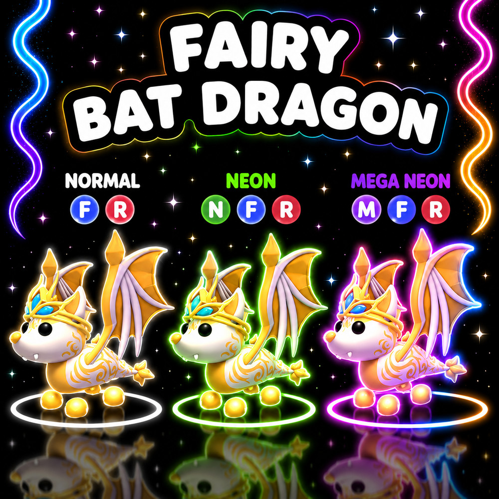 Fairy bat dragon ✨US Seller Adopt From Me Today✨