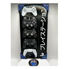 Sony PlayStation Controllers The Evolution Embossed Metal Wall Art Sign 8×16 New