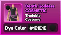 World Zero WZ – 5 PACK – DEATH GODDESS