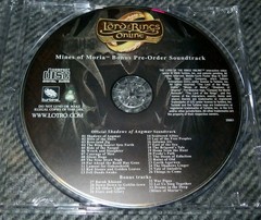 Lord of the Rings Online Mines of Moria OST | Disc ONLY | GOOD Cond | Fast Ship!