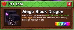 MEGA BLACK DRAGON | GAG2 | CHEAPEST | FAST DELIVERY🚚