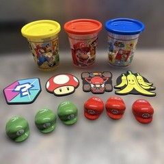 Super Mario Set: Mug, Coaster, and Cap-Shaped Chopstick Rest