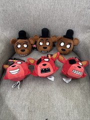 Funko Five Nights at Freddys Set of 6 Plush, Foxy and Freddy MYMOJI NWT