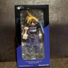 Cloud Strife Final Fantasy VII Polygon soft vinyl figure 15cm/6in in-hand Square