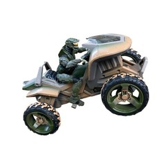 Halo 3 Mongoose M274 ATV & Action Figure 2009 Microsoft Xbox NKOK 712 No Remote