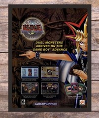 Yu Gi Oh The Eternal Duelist Soul GBA Video Game Art 2003 Vintage Print Ad