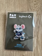Pinny Arcade PAX East 2026 logitech mouse pin limited edition!
