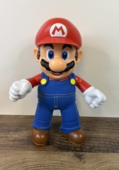 Mario Large 12” Poseable Talking Figure It’s A Me Mario Nintendo Jointed VIDEO