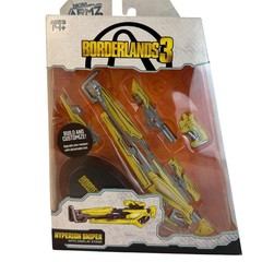 Borderlands Yellow Hyperion Sniper Gun Micro Armz Well Played Toys New