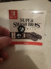 Super Smash Bros. Ultimate Nintendo Switch Controller Stick Analog Caps – Black