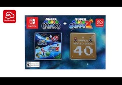 Super Mario Galaxy 1 & 2 Bros 40th Anniversary Pin Set My Nintendo Rewards New