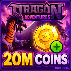 🐲Dragon Adventures Coins | 20M Coins | Fastest Delivery🐲