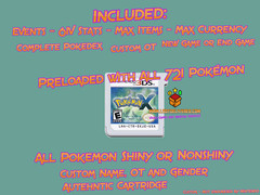 Pokemon X – Nintendo 3ds – all 721 Pokemon | Max items & more