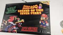 Super Mario RPG Legend ’96 Vintage Style Store Banner Promo SNES Nintendo