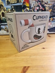 Cuphead Coffee Mug with Removable Straw Stirrer Just Funky