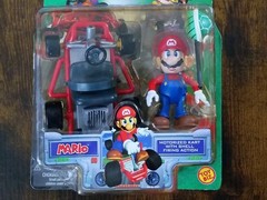 *SEALED* 1999 TOYBIZ SUPER MARIO KART 64 Mario Figure #44221 ~ RARE