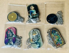 The Legend of Zelda Collectors Fun Box Enterplay Dog Tags Lot Of 6 Link Zelda