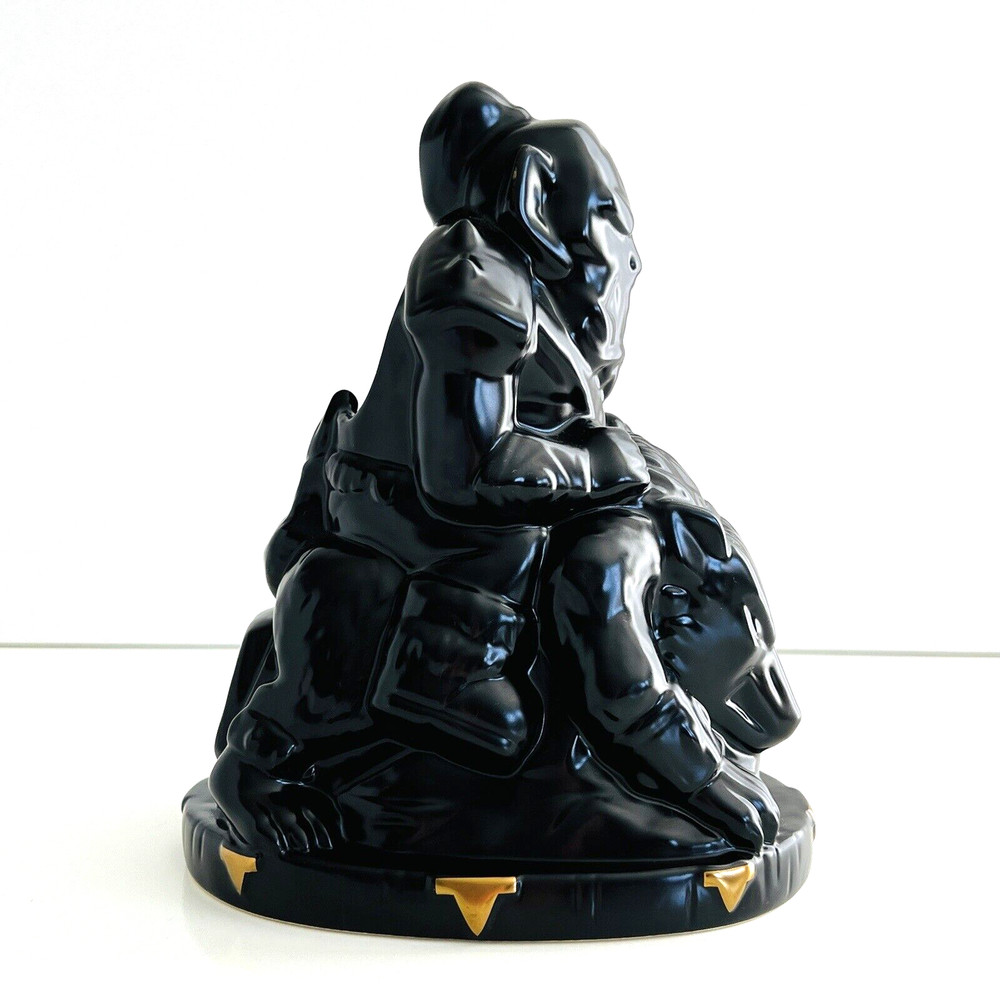 World of Warcraft 30th Anniversary Blizzard Entertainment Orc Wolf Tiki Decor 8”