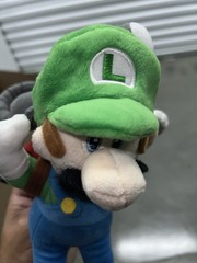 2014 Nintendo Luigi’s Mansion Luigi With Vacuum Little Buddy Plush Toy 10 Inch